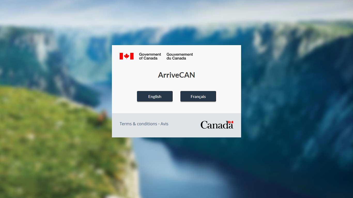 ArriveCAN - Canada.ca